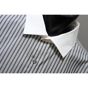 Donald Trump Dress Shirt Classic Fit Striped French Cuff Mens Size 18 36/37 2XL